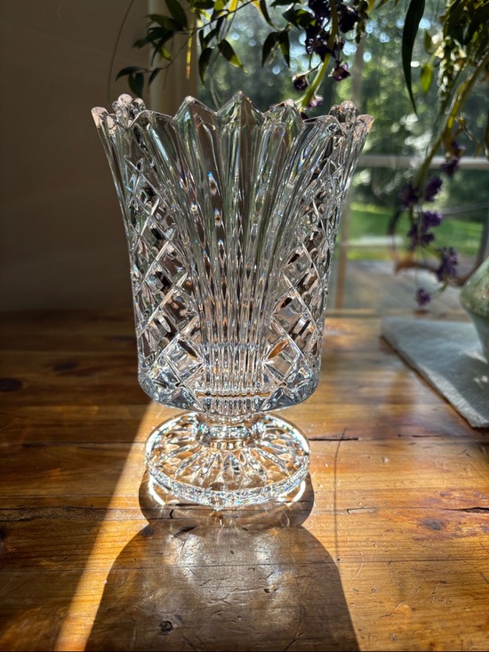 Fifth Avenue Other - Vintage Fifth Avenue Crystal "Portico" Vase Or Candle Holder 24% Lead Crystal